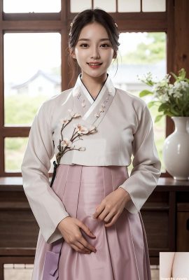 Kecantikan yang dihasilkan AI~Wanita cantik Korea yang mengenakan pakaian Korea