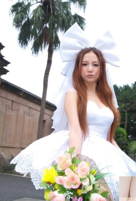 [本土]Selfie seksi kekasih gadis cantik Lin Caiti dalam gaun pengantin!! (32P)