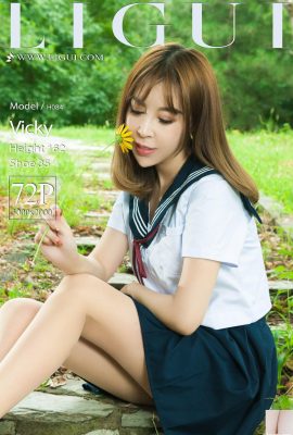 [Ligui] 2018.09.10 Model Kecantikan Internet Vicky[73P]