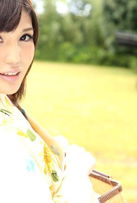 (Ariga Yuna) Meniduri pacarku yang berambut pendek dengan kimono di luar ruangan (87P)