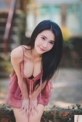 Gadis Taiwan dengan kaki indah-pemotretan kecantikan luar ruangan Yunas (5) (91P)