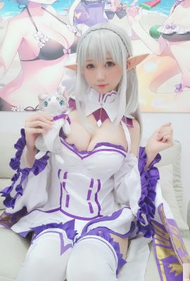 Coser@NAGISA Monster Meow – Seri Fotografi Mandiri 05 Emilia (70P)