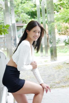 [Koleksi Internet]Gadis berkaki cantik Taiwan-pemotretan kecantikan luar ruangan berkaki panjang Cynthia Ming Xixi (1) (116P)
