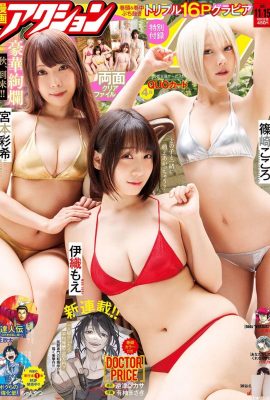 [伊織もえ,篠崎こころ,宮本彩希] Sosok melengkung: akan meledak (18P)