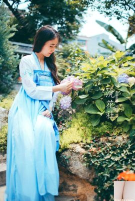[浣花社]Karya: Model gadis muda dalam gaya kuno Hanfu – Mao Xinyi (45P)