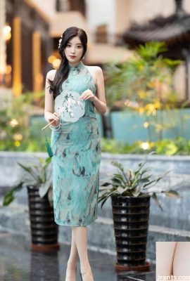 D kecantikan cheongsam lembut, halus dan indah