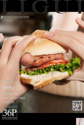 [Ligui] Model Kecantikan Internet 20180119 Vicky [37P]