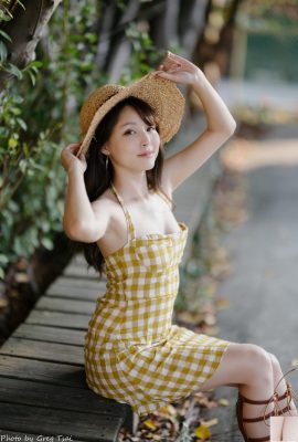 (Dikumpulkan dari Internet) Gadis Taiwan dengan kaki indah-Ashley, kecantikan temperamental, pemotretan luar ruangan yang modis (5) (104P)