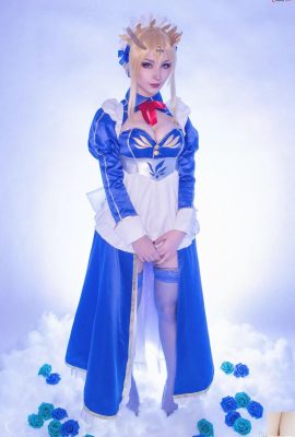 Shiro Kitsune (Shiroktsne) cosplay Pembantu Artoria Pendragon – FateGrand Order (60P)