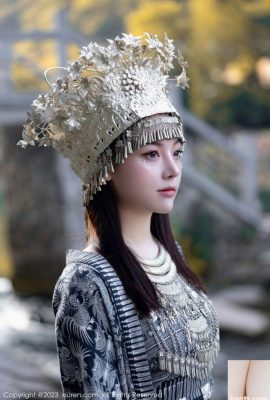 Interpretasi berani dan seksi dari kecantikan cantik dan cantik dalam kostum etnis minoritas – Doubanjiang (60P)
