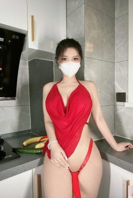 (Koleksi online) Eksklusif VIP “Kitchen Wars” gadis kesejahteraan Xiao Wang (76P)