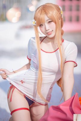 (Koleksi online) Eksklusif VIP “Asuna Swimsuit” gadis kesejahteraan Qieqie (48P)