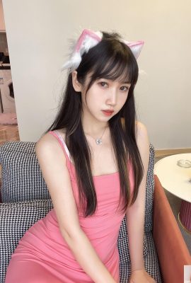 Coser populer di Weibo: Budumao – Istri menonjol di kamar mandi berwarna merah jambu 39P