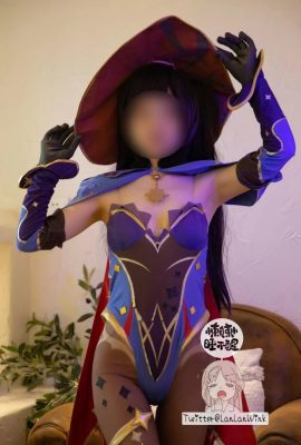LanLanWink cosplay Mona – Dampak Genshin (73P)