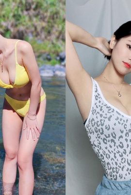 Gadis Korea dengan payudara besar dengan bikini mandi di pemandian air panas Yexi dan muncul dengan ganas?(€ Pujian internet: Perdamaian dunia! (11P)