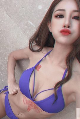 Peri belahan bumi selatan D-cup “Lara Fan Shuang囍” seksi dan kuat dengan kekuatan dewi (30P)