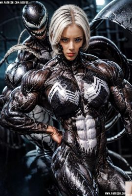 ●PIXIV● She-Venom Part2 ~ASSFST~ (Dihasilkan AI)