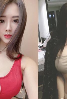 Putri model seksi kembali dengan seksi sebagai “Weng Zihan”. Model cantik berkaki panjang yang menawan memamerkan kuda poni one-piece-nya dengan gaya berani dengan separuh tubuhnya terbuka (108P)