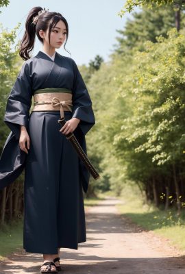 Saya seorang samurai wanita yang dingin