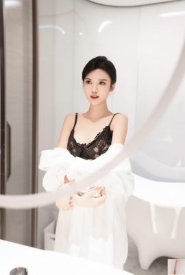 XR Qianqian Danny seksi renda hitam dan putih (95P)