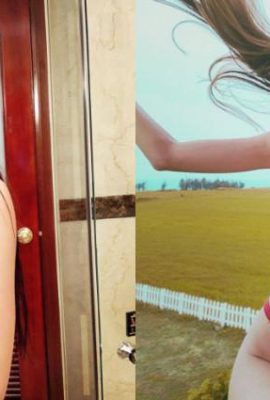 Si cantik karamel seksi “Angela Bubu” mengekspos foto mandi air panas (11P)