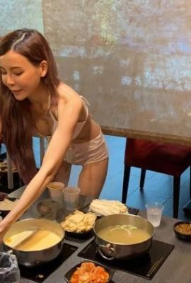 Restoran hot pot mencoba menarik lebih banyak pelanggan dengan meningkatkan pot susu bikini secara gratis!  ~Zheng Qi Kami (12P)