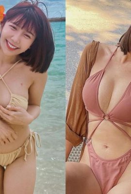 “Blus gadis cantik itu terlepas” dan memperlihatkan bikininya!  Teriakan jaringan eksposur penuh jam 2 (11P)