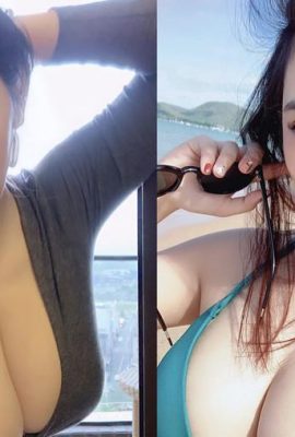 Wanita cantik berpayudara besar dan seksi “Tian Tian” tidak bisa menahan bagian atas payudaranya! Cuacanya terlalu panas dan semua pakaian seksi terekspos (20P)