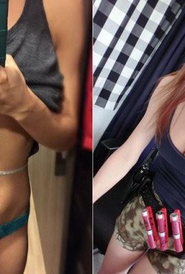 Gadis seksi 30D Lara mengirimkan manfaat ke belahan bumi selatan untuk bertemu tamu (46P)