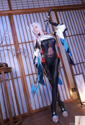 水淼aqua cosplay Shenhe – Dampak Genshin (90P)