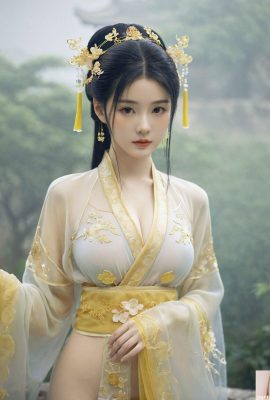 Gaya kuno, Hanfu cantik dan seksi?(AI Dihasilkan】