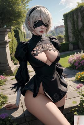 2B (Yoroha No.2 Tipe B, NieR: Automata)