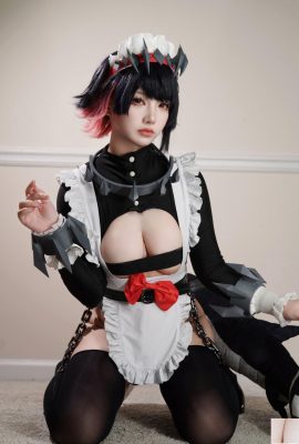 (Koleksi di Internet) Gadis Kesejahteraan Loluozi “Shark Girl Maid” VIP Exclusive (43p)