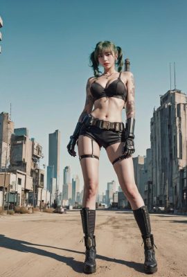 Kosa Cyberpunk Rebecca