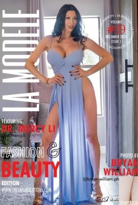 Dewa gelombang 38G Singapura “Li Linglin” muncul di sampul majalah “La Modèle”