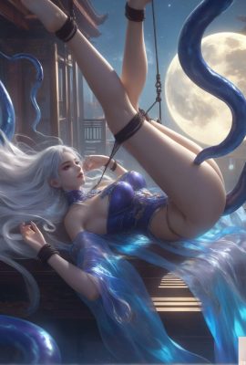 (Ai dihasilkan) pertempuran istirahat di langit kecil immortal dan yue chan mix 4