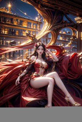 (AI dihasilkan) Berjuang melalui langit-medusa 1
