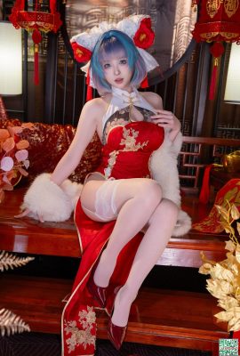 (Koleksi di Internet) Gadis Kesejahteraan Yuno Shimizu “Chichou New Year Cheongsam” Eksklusif VIP (73p)