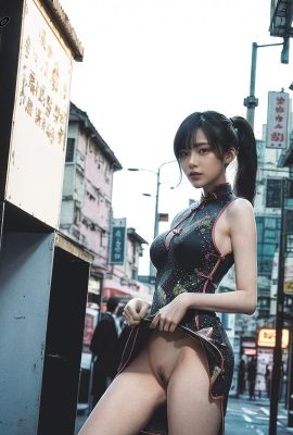 badbro_hong kong street cheongsam kencing