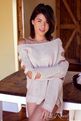 Gadis Dsolo Shyla Jennings Menghapus sweter dan pakaian dalam untuk menunjukkan Snatch -nya (12p)