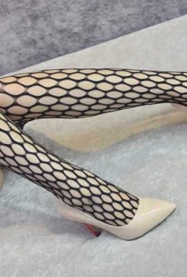 (Foto Legku) No.019 Edisi Gadis Berkaki panjang dengan stoking mesh one-piece (34p)