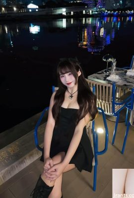 Gadis cantik dengan mata listrik “belajar tenang” kecantikan yang menahan nafas (10p)
