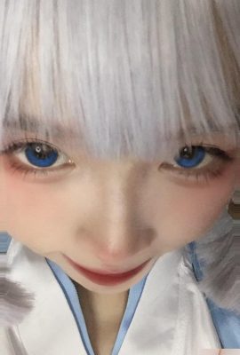 (Koleksi online) DreamlikeUwU cosplay Ayaka Kamisato Kendo – Dampak Genshin (33P)