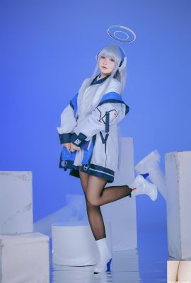 (Koleksi internet) Apakah itu anak beruang (Shi yi zhixiong zi ma) cosplay Ushio Noa – Arsip Biru (100P)