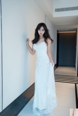 (Koleksi online) Karya terbaru kecantikan cantik Shi Anan pada 31 Oktober dengan payudara bocor dan vagina dibalut kain kasa putih