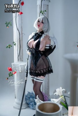 (Koleksi online) Tiny Asa アサ(tiny.asababy) cosplay 2B – NierAutomata (85P)