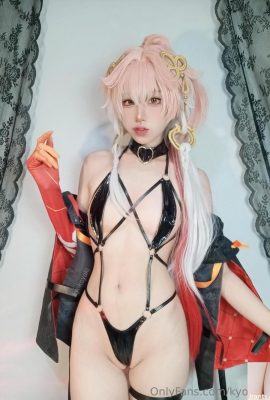 (Koleksi online) Kyokoyaki cosplay Changli dan Penjaga Pantai – Gelombang Wuthering (31P)