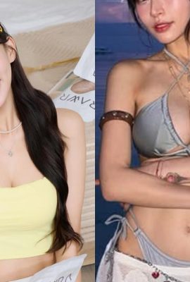 Lin Xiang sangat bersemangat! Gaun renda seputih salju + jaket tampan, netizen memuji: Putri kecil ada di sini! (11P)